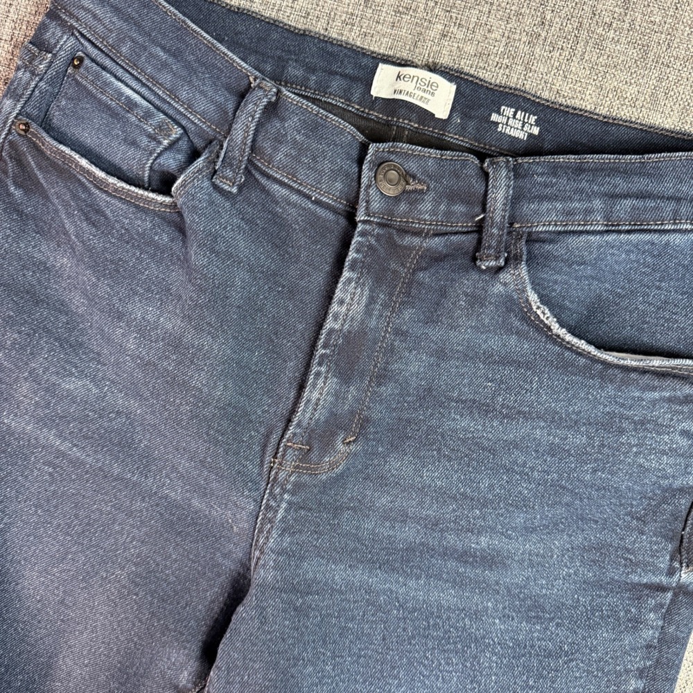 Womens Kensie Jeans | Allie High Rise Slim Straight | Size 10, 26.5 Length